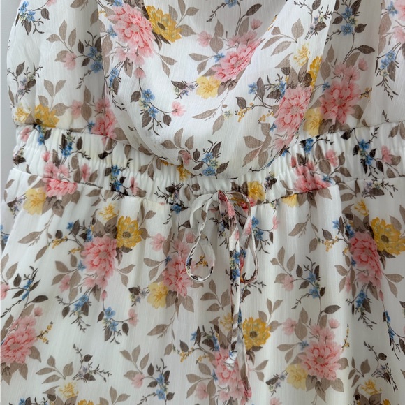 Spring Floral Mini Dress - Picture 4 of 5